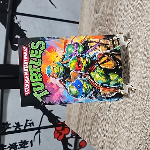 4x6 TMNT Teenage Mutant Ninja Turtles Wall‎ Art Watercolor Oil Painting Print - Picture 7 of 7